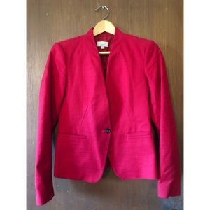 Ann Taylor LOFT Red Blazer